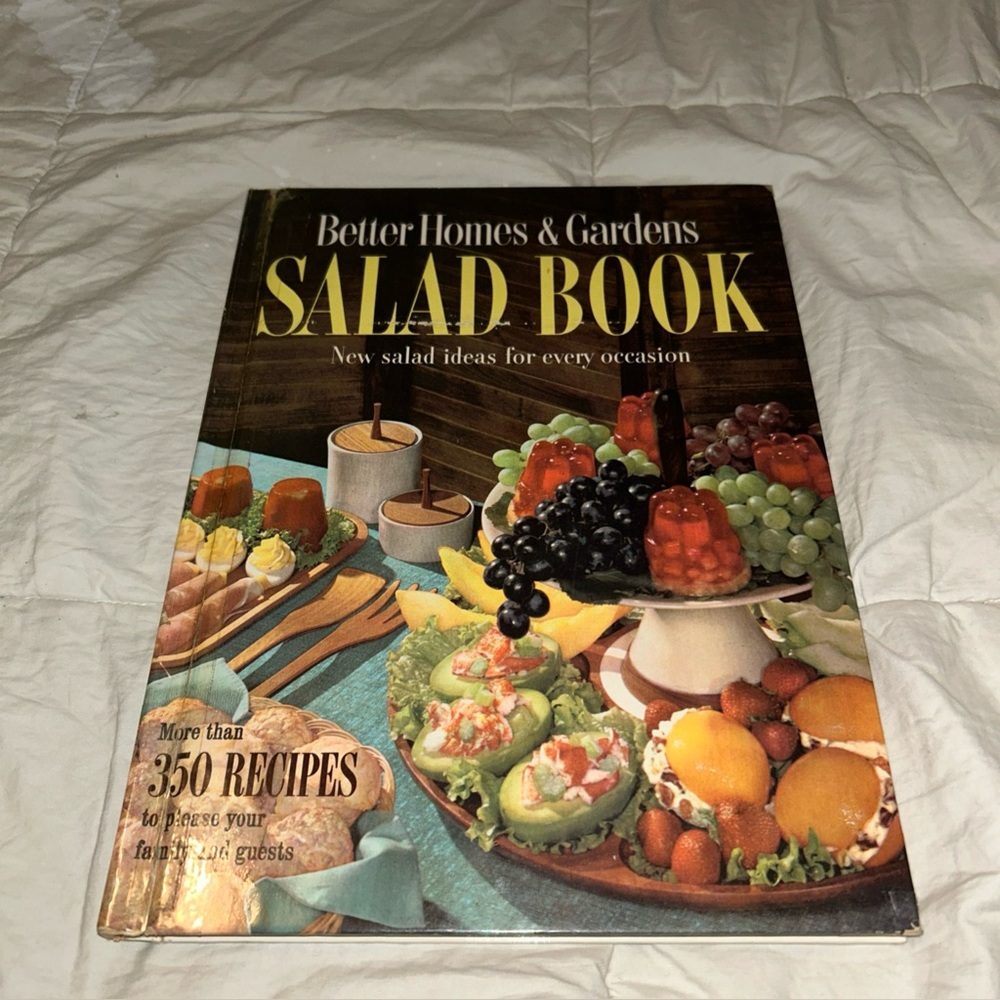 Better Homes Gardens Salad Book Vintage Hardcover 1958